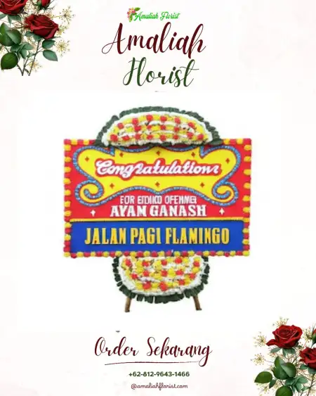 Sewa Papan Bunga Landur